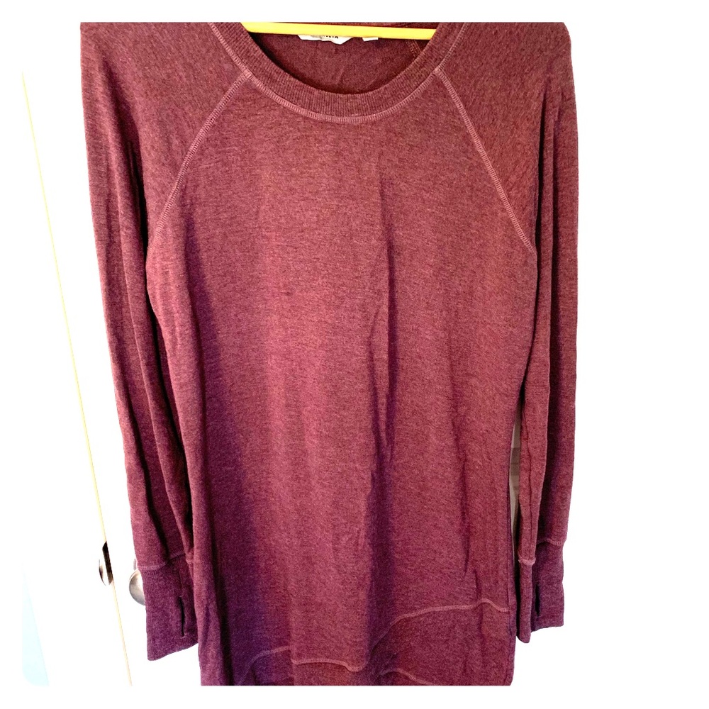 Athleta Cross Hem Sweatshirt Dress, Medium
